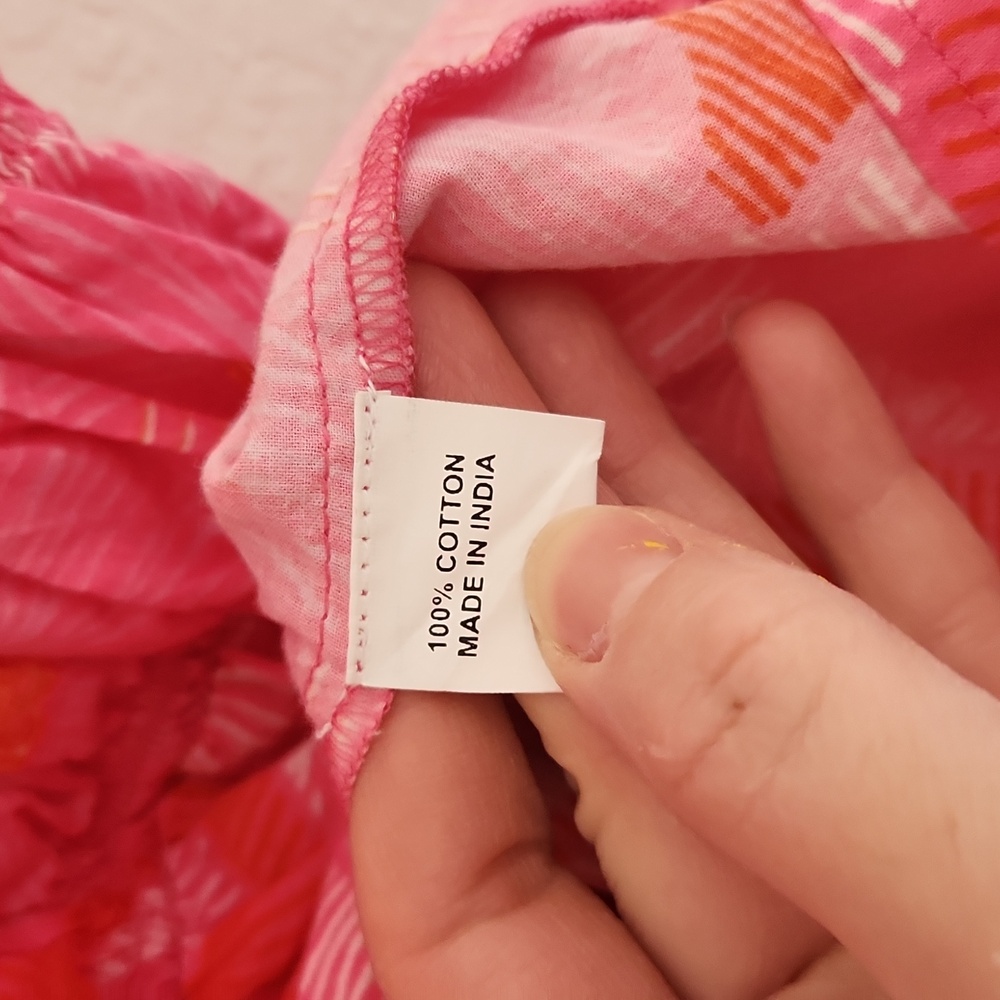 Bindu Milla Fuschia Floral Dress Size Small - Picture 13 of 15